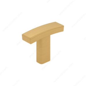 650 Knob Brushed Aurum Gold