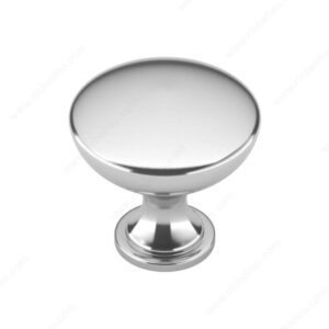 9041 Knob Brushed Chrome