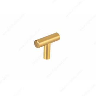 305 Knob Brushed Aurum Gold